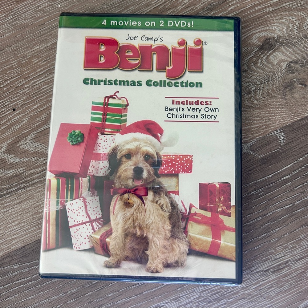 🎄Benji Christmas Collection DVD – 4 Classic Family Movies – Holiday New Sealed 🐾